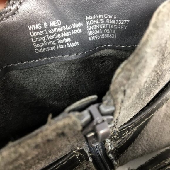 SONOMA Life + Style Ankle Boots - Brigitta Grey MS - Size 8 - Picture 4 of 10